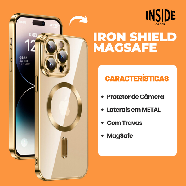 Capinha iPhone - IronShield Magsafe (ÚLTIMO DIA DE PROMOÇÃO)